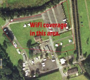 WiFi reception guide for Aird Donald Caravan Park Stranraer.