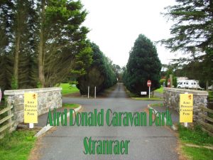 Aird Donald Caravan Park. Family run Caravan & Camping site located in 12 Acres of flat land on the outskirts of the town of Stranraer