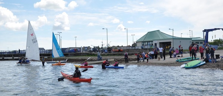 Water sports near Aird Donald Caravan Park, Stranraer